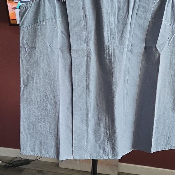 MELISSA NEPTON Light Blue Ruffled Blouse - Picture 3 of 6